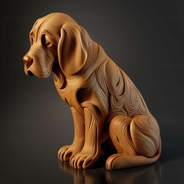 3D model Broholmer dog (STL)